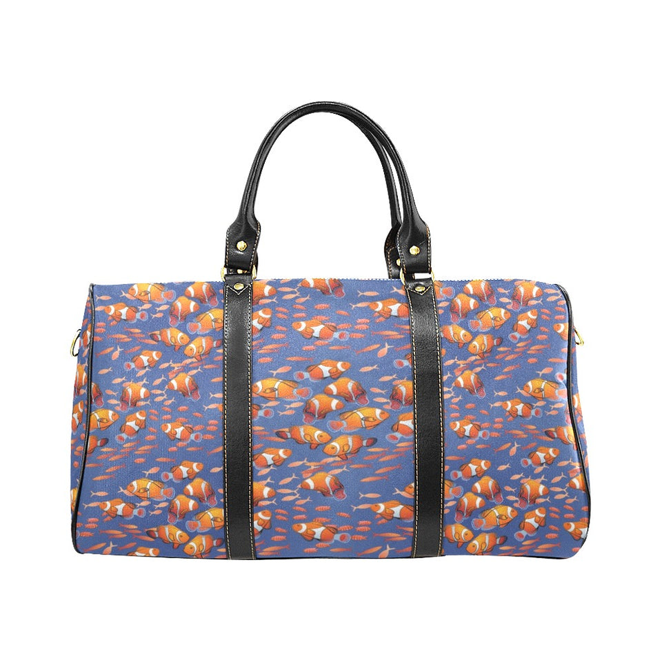 Clown Fish Pattern Print Design 04 Travel Bag
