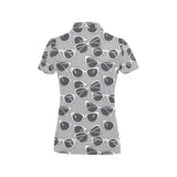 Sun Glasses Pattern Print Design 04 Women's All Over Print Polo Shirt