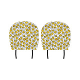 Beer design pattern Car Headrest Cover