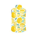 lemon design pattern Men's Padded Vest