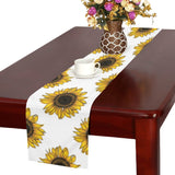 sunflowers design pattern Table Runner