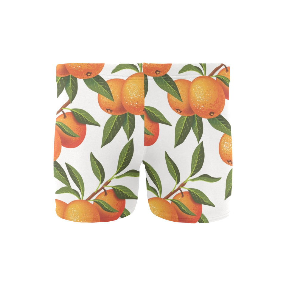 Oranges pattern background Men's Swimming Trunks