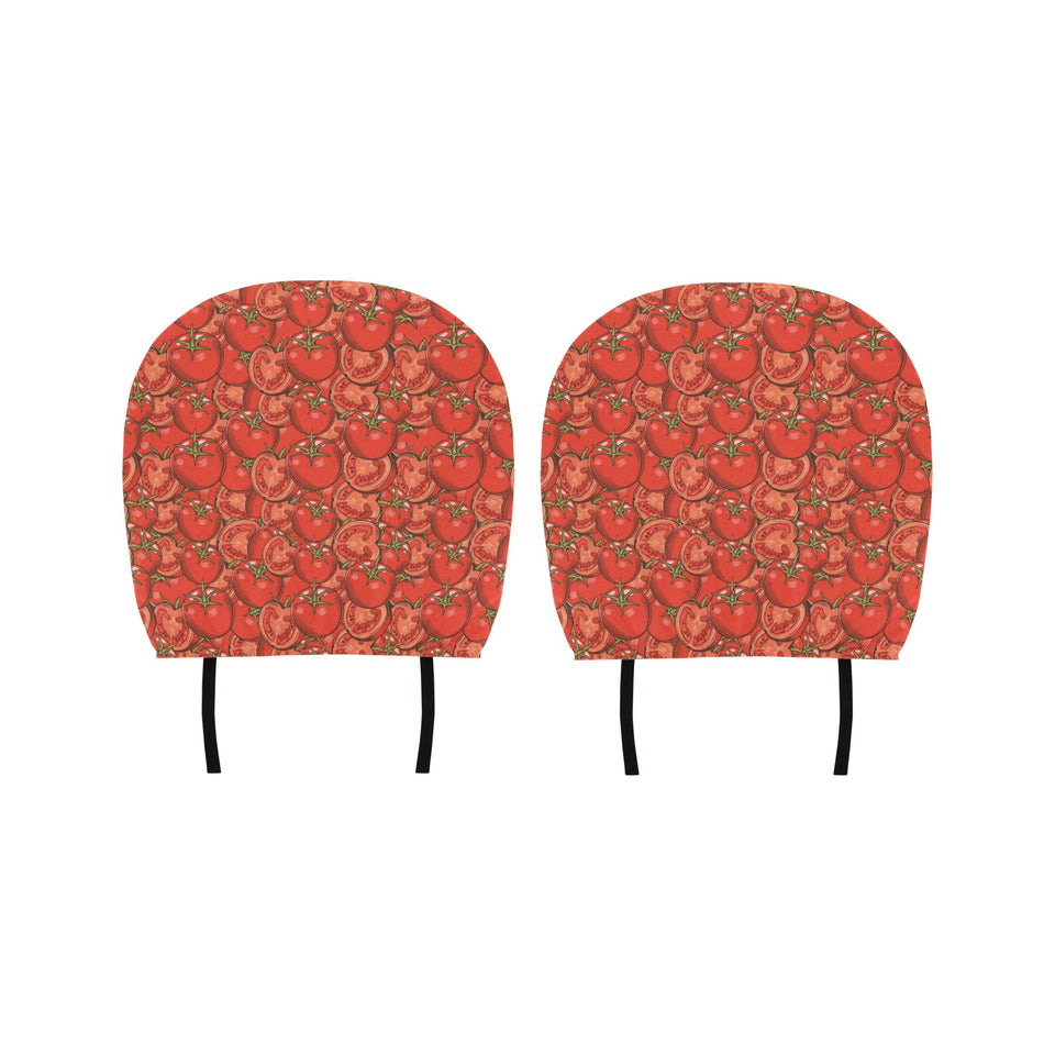 Red Tomato Pattern Car Headrest Cover