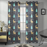 Deers star tree pattern Gauze Curtain