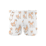 shiba inu dog pattern Men's Swimming Trunks