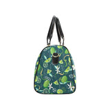 Lime ice flower pattern Travel Bag