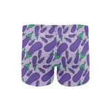 Eggplant Pattern Print Design 03 Men's Swimming Trunks