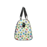 Chemistry Periodic Table Pattern Print Design 05 Travel Bag