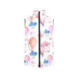 Watercolor air balloon cloud pattern Men's Padded Vest