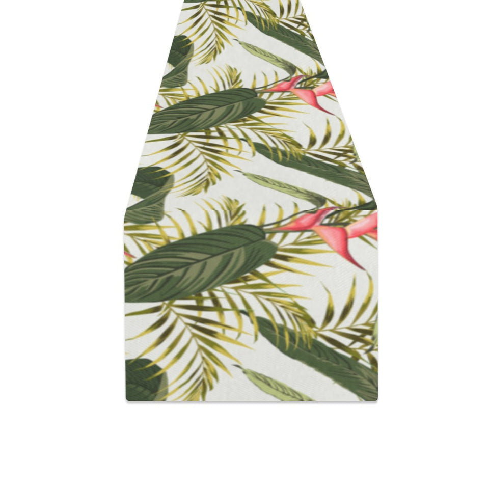 heliconia pattern Table Runner