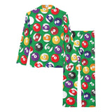 Billiard Ball Pattern Print Design 02 Women's Long Pajama Set