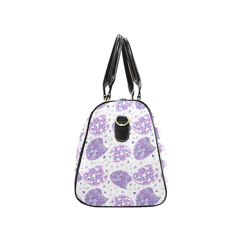 Hedgehog Pattern Print Design 05 Travel Bag