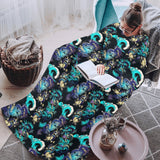 Dragon sea wave pattern Blanket Robe with Sleeves