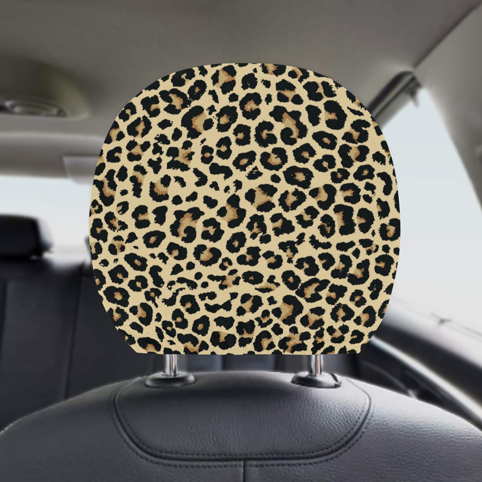 Leopard print design pattern Car Headrest Cover