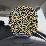 Leopard print design pattern Car Headrest Cover