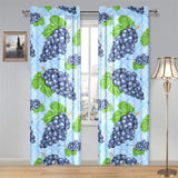Watercolor grape pattern Gauze Curtain