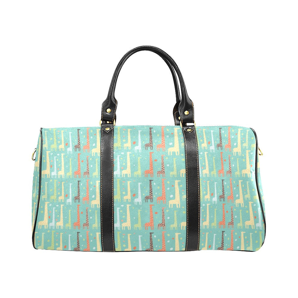 Giraffe Pattern Print Design 01 Travel Bag