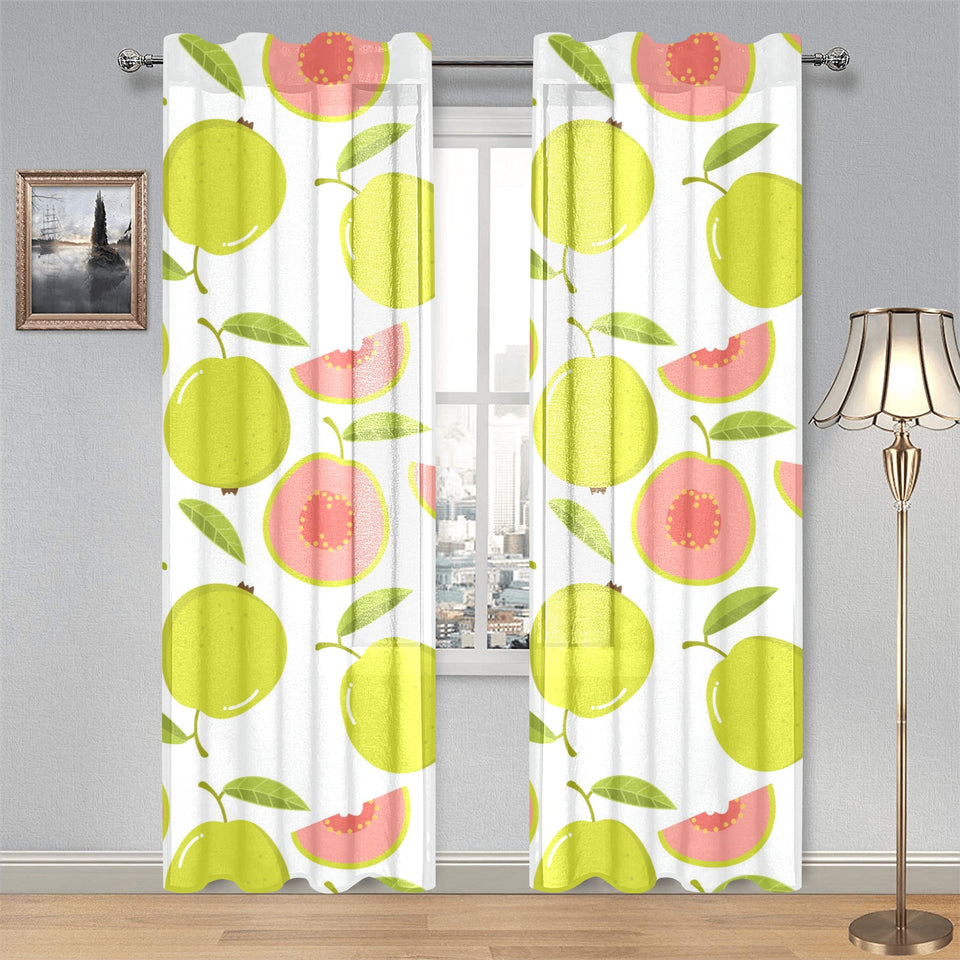 Guava pattern Gauze Curtain
