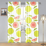 Guava pattern Gauze Curtain