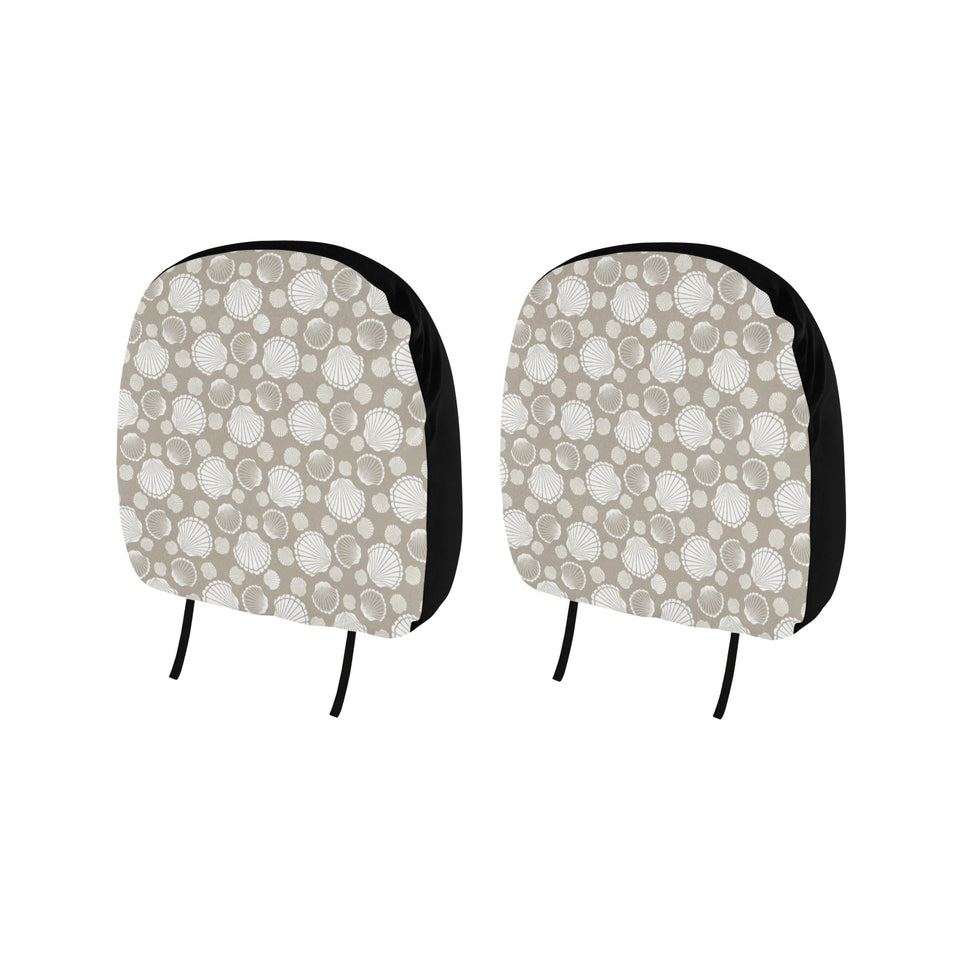 Scallop shell pattern Car Headrest Cover