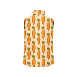 Carrot Pattern Print Design 04 Men's Padded Vest
