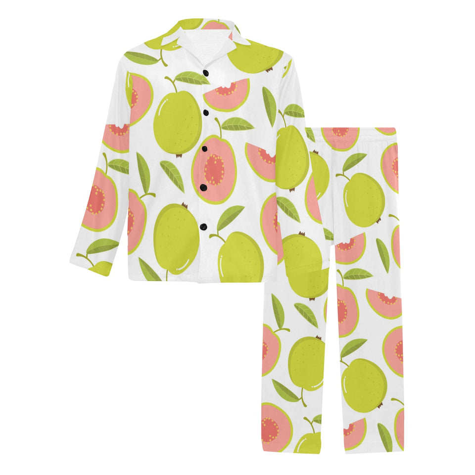 Guava pattern Men's Long Pajama Set