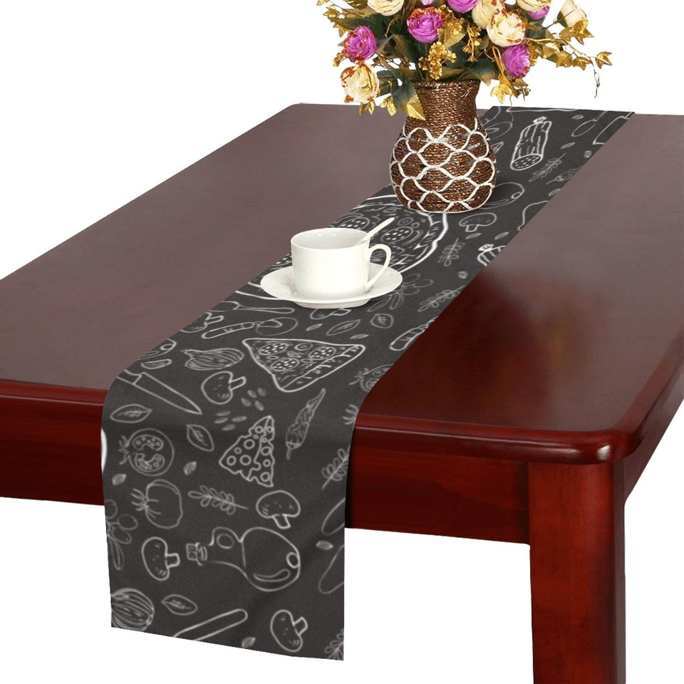 Pizza pattern Table Runner