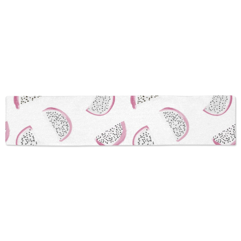 dragon fruit pattern Table Runner