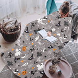 Halloween design pattern Blanket Robe with Sleeves