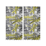 Hand drawn dragonfly pattern Gauze Curtain