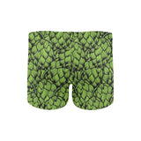 Green hop pattern Men's Swimming Trunks