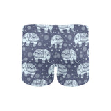 Elephant tribal design pattern Men's Swimming Trunks
