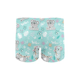 Cute koalas blue background pattern Men's Swimming Trunks