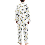 Eagle Pattern Print Design 03 Men's Long Pajama Set