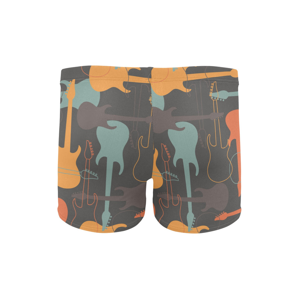 electric guitars pattern Men's Swimming Trunks