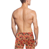 Fire flame pattern Men's Swimming Trunks