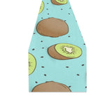 Kiwi blue background Table Runner