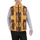 Egypt Hieroglyphics Pattern Print Design 05 Men's Padded Vest