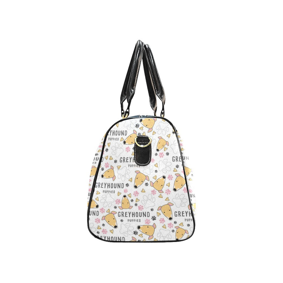 Greyhound Pattern Print Design 03 Travel Bag