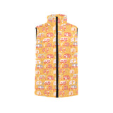 Camper Van Pattern Print Design 04 Men's Padded Vest