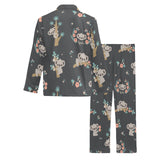 Cute koala pattern Men's Long Pajama Set