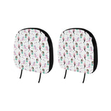 cute mermaid dolphin fish starfish pattern Car Headrest Cover