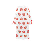 Daruma japanese wooden doll pattern Blanket Robe with Sleeves