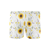 beautiful sunflowers pattern Men's Swimming Trunks