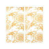 hand drawn orange fruit pattern Gauze Curtain