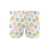 colorful onions white background Men's Swimming Trunks
