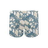 Sea turtle Polynesian Tribal design pattern Men's Swimming Trunks