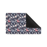 Deers Winter Christmas pattern Doormat
