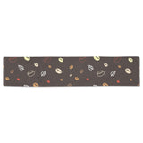 Coffee bean leave pattern Table Runner