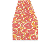 Tropical grapefruit pattern Table Runner